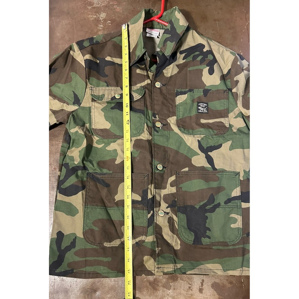 Vtg Pointer Brand Camo Chore Coat Jacket Workwear Minimal Heritage Mens Sz Med - Picture 6 of 11